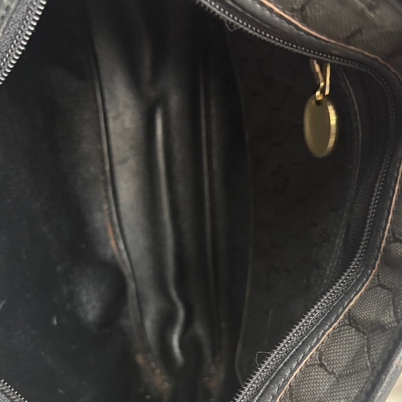 Dior Vintage Black Crossbody Bag with Gold Accents - Picture 15 of 16